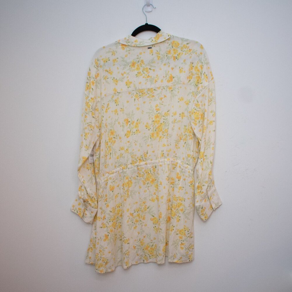 O'Neill Cover Up Medium Floral Shirt Dress NWT - Picture 6 of 6